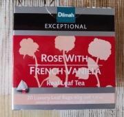 DILMAH EXCEPTIONAL ROSE WITH FRENCH VANILLA 20 x 2 g herbata czarna