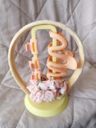 Brzoskwiniowy zestaw prezentowy akcesoria do włosów dzień dziecka / matki