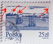 Błąd druku. Znaczek Fi 2678c. Kasowany.