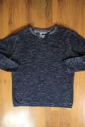 Sweter Tom Tailor r. M męski dekolt v bawełniany granatowy 