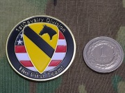 Challenge coin 1 Dywizja Kawalerii US Army