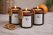 Trzy świece sojowa Orange Blossom – AG Candles