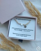 Bransoletka z dedykacją dla nauczycielki, prezent na Dzień Nauczyciela