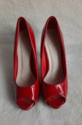 Szpilki czerwone rozmiar 38