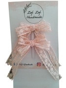 Koronkowe kokardy zestaw spinki do włosów 