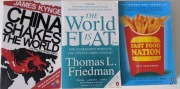 Pakiet 3 książek - China Shakes + World is Flat + Fastfood Nation