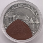 Srebrna moneta 20zł ZAMEK W MALBORKU 0,84 oz uncji Ag 999. Czytaj opis