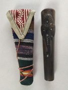 Fajka Chillum Gliniana Glina Ganesha Handmade Indyjska Tradycyjna