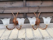 Dwa kinkiety PRL vintage