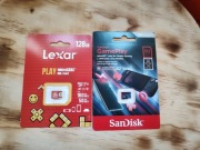 Karta pamięci Sandisk Gameplay MicroSDXC 512GB + Karta Lexar Play 128GB