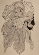 Obraz "tajemnicza" ręcznie wykonany