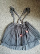 Bawełniana spódniczka na szelkach 116