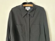 Czarna koszula Deni Cler 48 virgin wool