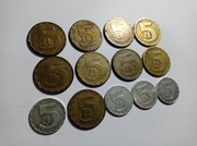 13 x Moneta 5 zł monety lata 70. i 80. zestaw