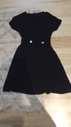 Nowa czarna kloszowana sukienka Mohito rozmiar 146cm XXS (32)
