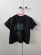 T-shirt chłopięcy coccodrillo 110 czarna drzewo