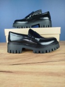 Zign - biznesowe loafersy czarne rozmiar 38