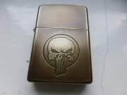 Zapalniczlka Mosiężna Zippo Benzynowa The Punisher Custom Marvel
