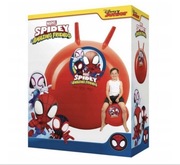 Piłka do skakania gumowa Ø 50 cm czerwona Spiderman