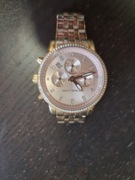 Michael Kors MK-6343 różowe złoto – szkiełko pęknięte, 120 zł