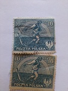 Znaczki II RP 10 mk 1921-24