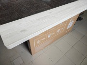 Parapet mdf kolor DĄB BIELONY 206,5 x 25 cm | grubość 3,8 cm