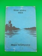Mapa Turystyczna Szlak wodny WDA 1986r.
