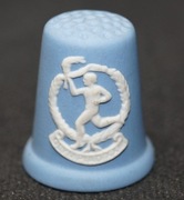 Naparstek Kolekcjonerski porcelanowy wedgwood Olimpiada Los Angeles 1984