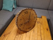 Zegar plaster drewna 