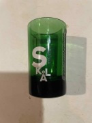 JAGERMEISTER kieliszek  Wytłaczane Kieliszki Zielone LOGO JELEŃ UNIKAT