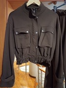 komplet damski: bluza + spodnie brązowy | by o la la | s/36 m/38 elegancki