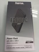 Powerbank Hama Fabric Grey nowy 10000mAh