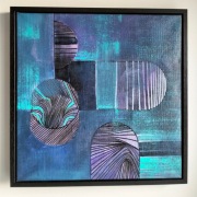 OBRAZ akrylowy w drewnianej ramie