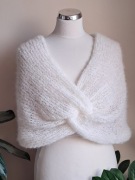 Etola w kolorze ecru. Handmade.