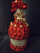 Czerwona gwiazdkowa ozdoba