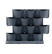 Doniczka tworzywo sztuczne szary Prosperplast 19 cm x 59 x 55 cm