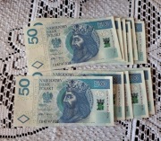 50 zł 2017 rok. Stan idealny. Seria CB
