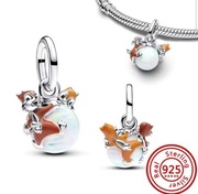 Nowy Charms do bransoletki modułowej Srebrny