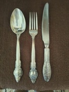 Sztuczce platerowane srebne