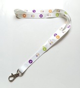 Smycz na klucze OLX Smyczka na telefon biała fioletowa zielona pomarańcz