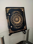 Czarna torebka na ramię "Magic Book", księga magii, witch spell bag