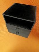 Szafka z Dwoma Szufladami Stolik Drewno Komoda Organizer