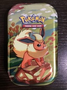 Pokémon TCG: Flareon Prismatic Evolutions Puszka Pusta + obrazek i moneta