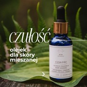 Olejek do twarzy CZUŁOŚĆ / cera mieszana + kadzidłowiec, paczula, jałowiec 