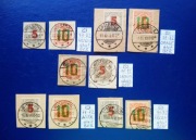 gnieźnieńskie Fi.71-72 kasowane na wycinkach atest Berbeka 