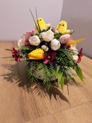 Stroik ,kompozycja świąteczna, wielkanocna do domu lub na grób . ST9