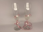 Kieliszki do szampana dla pary młodej