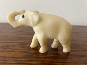 Słoń figurka albaster vintage PRL