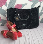 HOUSE OF HARLOW 1960 duża czarna torebka