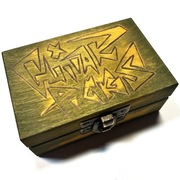 Pudełko na kostki gitarowe Handmade